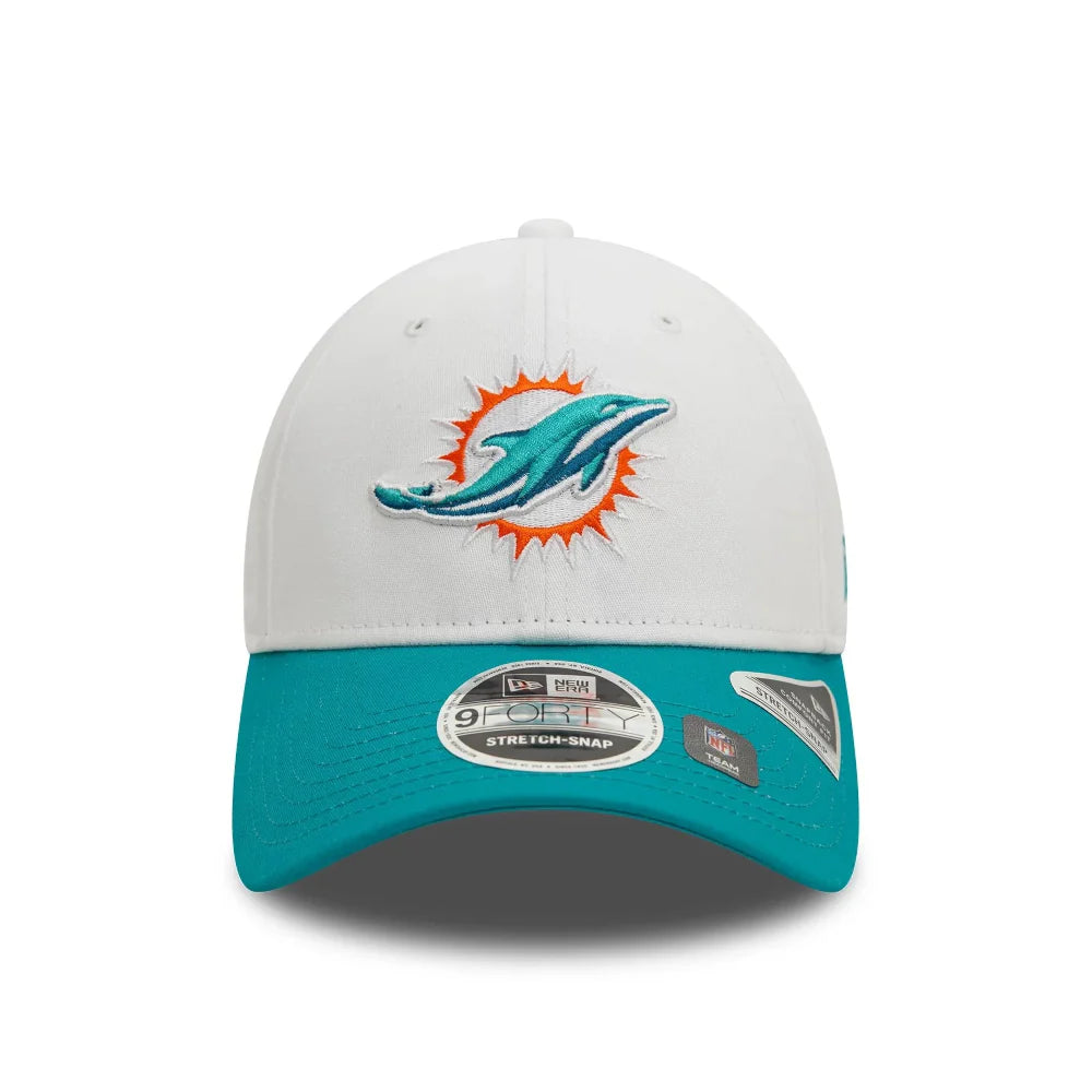 New Era - 9Forty Miami Dolphins Cap - Turquoise/White